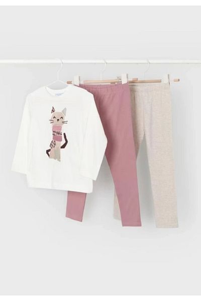MAYORAL Cream Colored Girl's 3-Piece Set - 4711