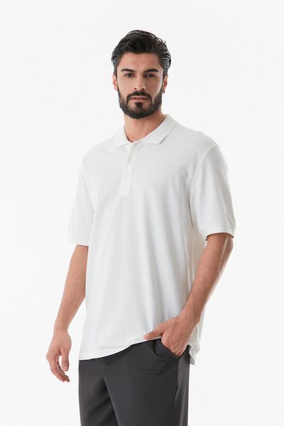 Fulla Moda Basic Polo T-Shirt με λαιμόκοψη