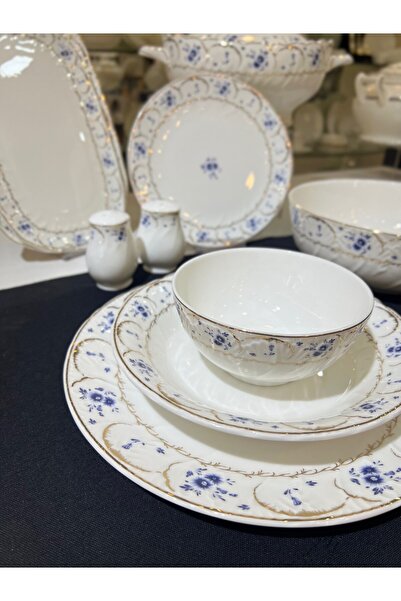ROY KING Queen Blue 58 Parça Yemek Takımı