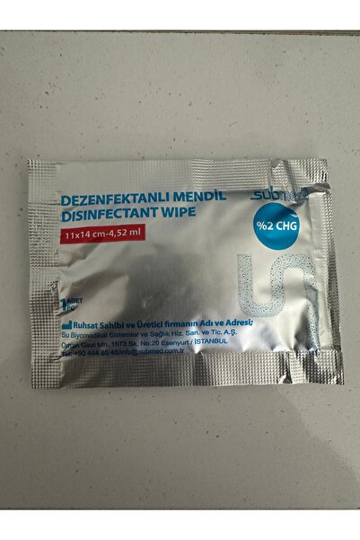 Okyanus Medical Sağlık Ürünleri Dezenfektan mendil alkol ve clorhegsidin 11x1...
