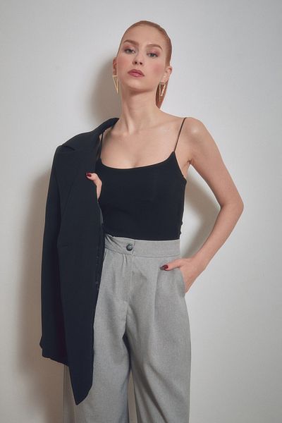 Fulla Moda Basic Bustier με λουράκι από σχοινί