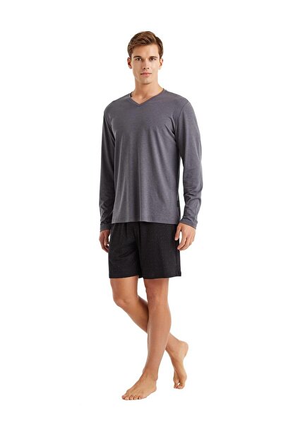 Blackspade Ανδρικό Σετ Πιτζάμες Anthracite 3 τεμαχίων 40572