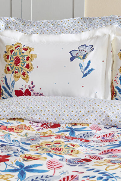 Karaca Home Set cuvertură de pilota unică albastră - Persly 100% bumbac