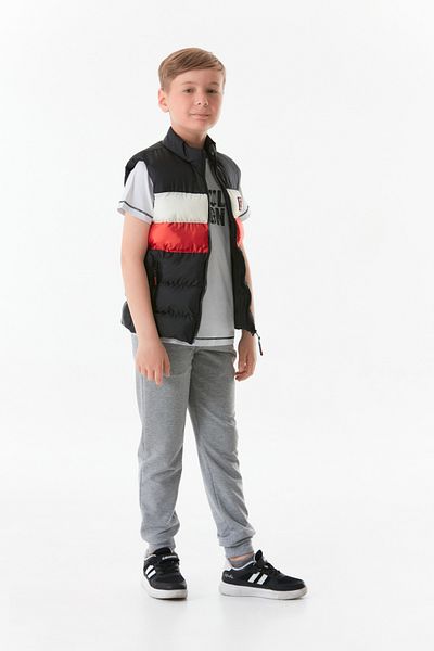 Fulla Moda Unisex Children's Vest - With Embroidery and Zipper