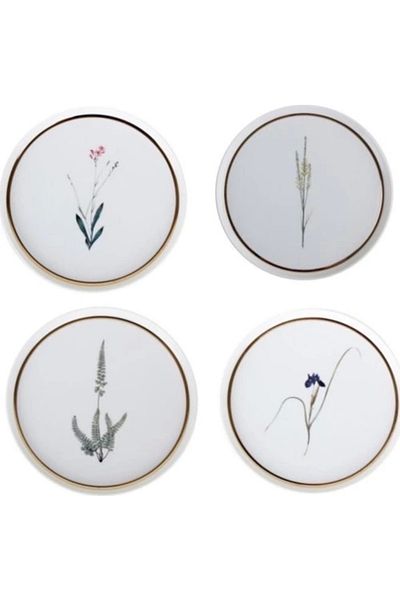 Porland Botanical 21cm Cake Set of 4 - 04alm007234