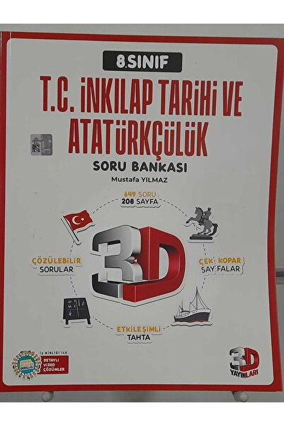 Martı Okul Yayınları 3D 8.SINIF TC İNKILAP TARİHİ VE ATATÜRKÇÜLÜK