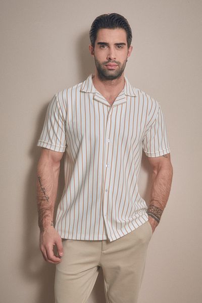 Fulla Moda قميص أساسي مخطط