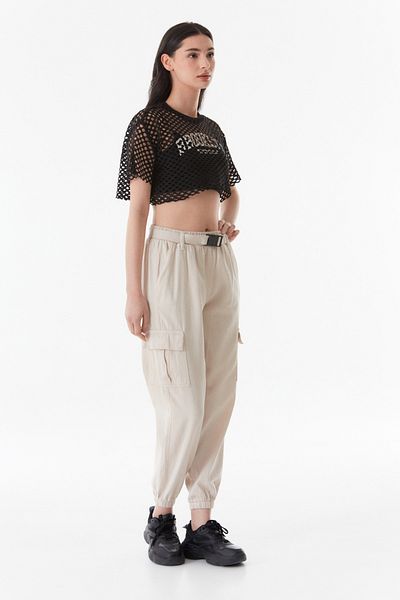 Fulla Moda Ζώνη Cargo Pocket Jogger Παντελόνι