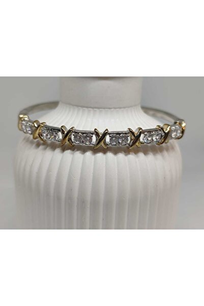 FOR YOU TAKI by Ezgi سوار نسائي من الفولاذ XOX موديل XOX موديل ذهبي غير قابل ...