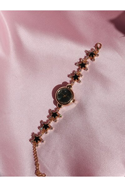 Reorah Collection Black Star Watch-Zircon Stone Black Star Watch