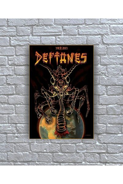 icase Deftones Müzik grubu Poster Albüm Kapak Ahşap Tablo