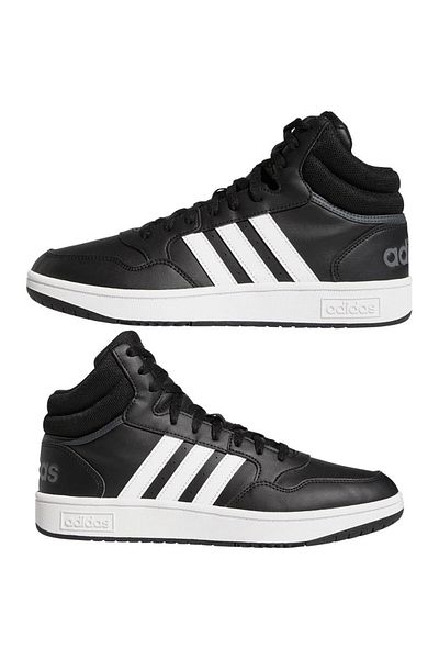 adidas Męskie buty sportowe Hoops 3.0 Mid Classic Vintage Black Gw3020