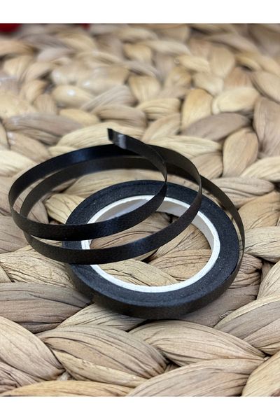 Deniz Party Store 4 mm Black Balloon String Raffia - 5 Meters 1 Piece