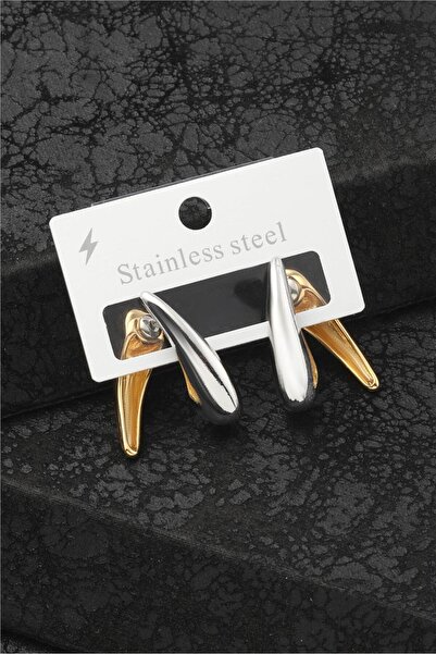 Maxtre أقراط من الفولاذ بلونين