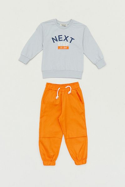 Fulla Moda Boy - Crew Neck and Printed Suit