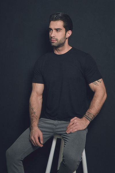 Fulla Moda Μπλουζάκι με λαιμόκοψη