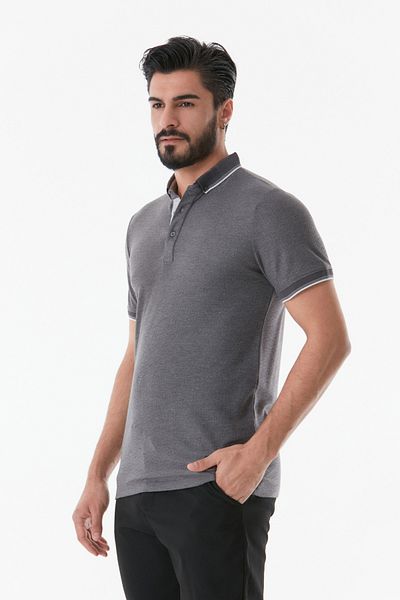 Fulla Moda Basic Polo T-Shirt με λαιμόκοψη