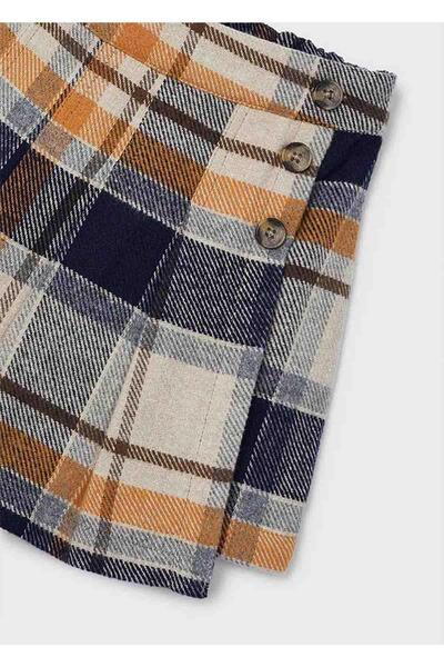 MAYORAL Fusta scurtă în carouri pentru fete, bleumarin 4909