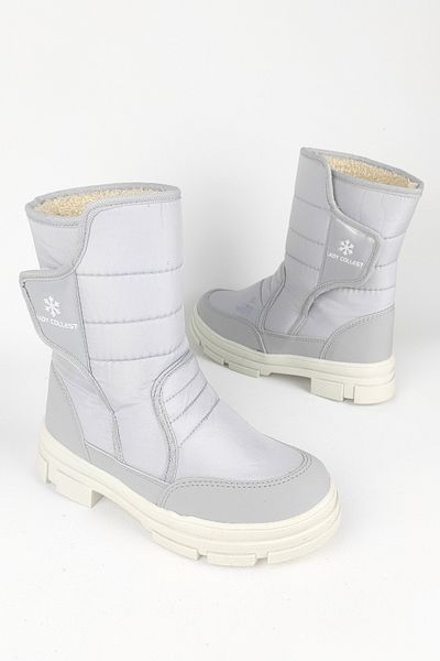 Zerenyus Daily Thermal Αντιολισθητική Σόλα Velcro Ice Γυναικείες μπότες χιονιού