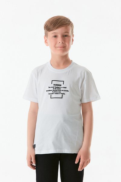 Fulla Moda Băiat - Gâtul Crew și Tricou Imprimat
