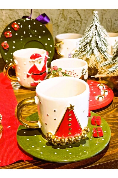 Celines Wonders Kukuleta Kabartmalı, 24 Ayar Altın Işleme, Noel, Yılbaşı, El ...