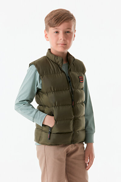 Fulla Moda Unisex Παιδικό γιλέκο - Εθνόσημο και φερμουάρ