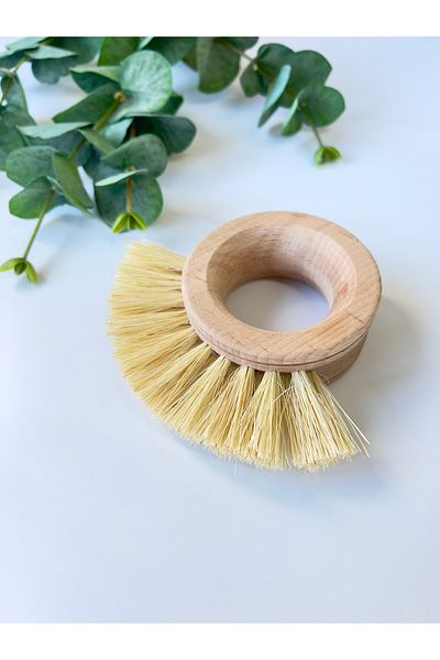Mottogo Natural Wooden Vegan Decorative Multi-Purpose Herbal Cleaning Brush