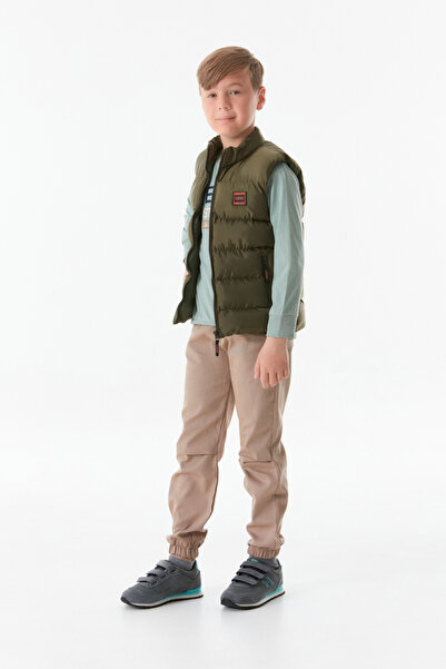 Fulla Moda Unisex Παιδικό γιλέκο - Εθνόσημο και φερμουάρ