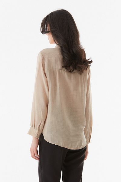 Fulla Moda Basic Single Pocket Oversize Shirt