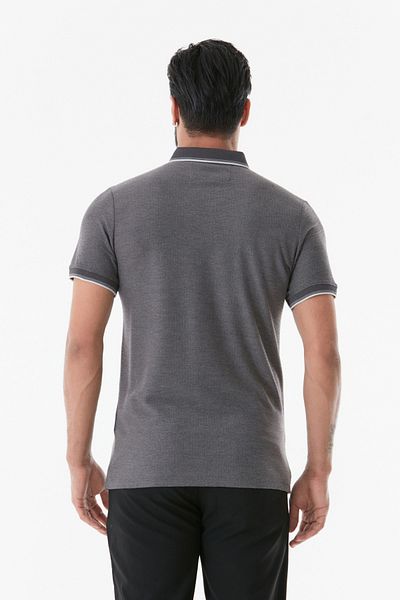 Fulla Moda Basic Polo T-Shirt με λαιμόκοψη