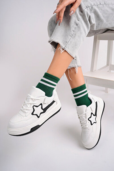 infinite8 Unisex, Kadın,  Erkek Günlük Spor Ayakkabı Sneaker  Yıldızlı
