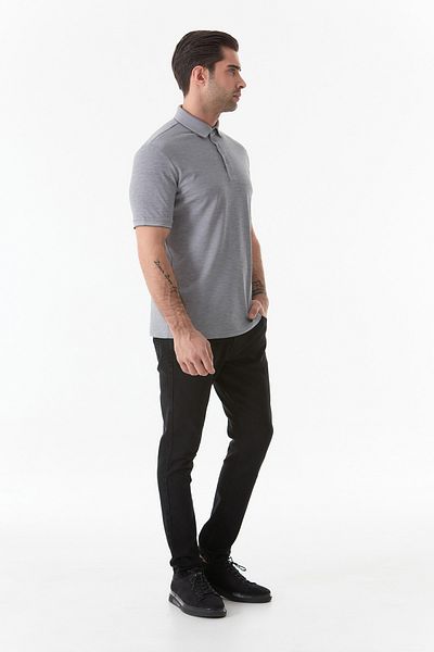 Fulla Moda Τζιν παντελόνι με ίσιο κόψιμο με φερμουάρ