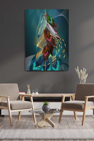 Limitless Design Pene colorate - Tablou pe pânză cu imprimare HD, decor de pe...