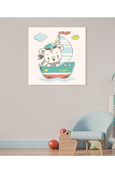 Limitless Design Decorativ pentru camera copiilor Sailor Teddy Bear Wall HD P...