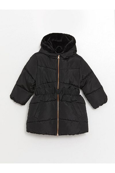 LC Waikiki LCW baby Hooded Baby Girl Puffer Jacket