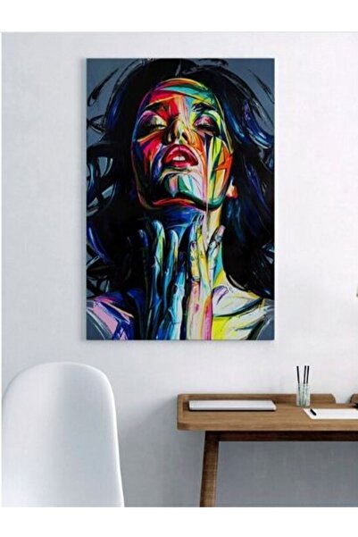 Limitless Design Pictură murală decorativă pe pânză pentru femei colorate