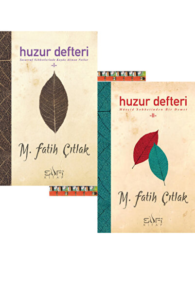 Sufi Kitap Fatih Çıtlak-huzur Defteri I-ıı (SET) 2 Kitap
