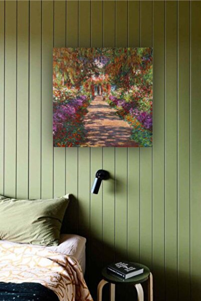 Generic Brand Monetova baštenska staza Giverny zid HD print platno slika