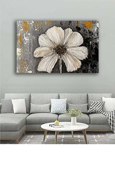 Limitless Design Pictură murală modernă pe pânză cu margarete, cu aspect de p...