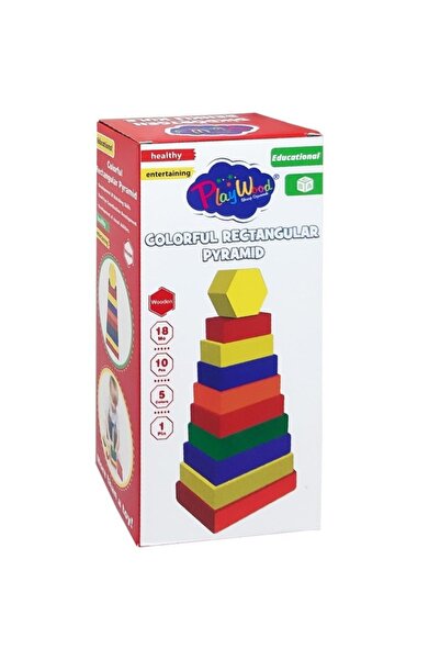 PlayWoods بلاي وود برج ملون مستطيل Ony-393