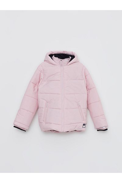 LC Waikiki Basic Girl's Hooded Puffer Jacket
