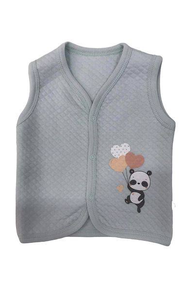 Bibaby Quilted Animal Pattern Vest
