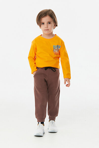 Fulla Moda Elastic Waist Jogger Boy Sweatpants