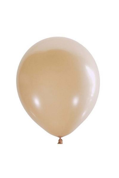 Organizasyon Pazarı 12 in. Milk Coffee Color 10 Pieces Pastel Decoration Balloon