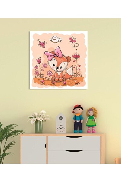 Generic Brand Decorativ pentru camera copiilor Baby Fox Wall HD Print Canvas ...
