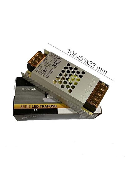 Cata Slim Metal Kasa Adaptör 12v 5a Cata CT-2674
