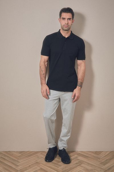 Fulla Moda Βασικό μπλουζάκι πόλο με κουμπιά