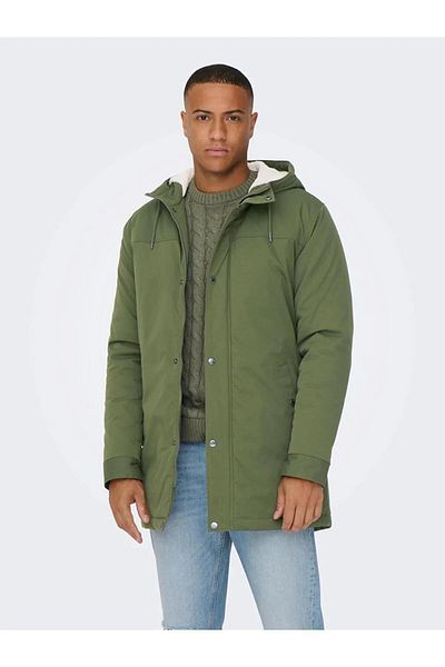 Only & Sons Ανδρικό Parka Green 22025690