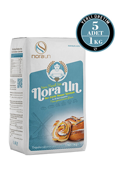 NORA UN Özel Amaçlı Buğday Unu 5 Kg (VEGAN)