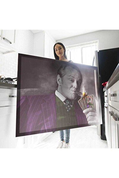 TosbArt Joker Yüksek Kalite Dijital Baskı Yatay Panoramik kanvas Tablo Genç O...